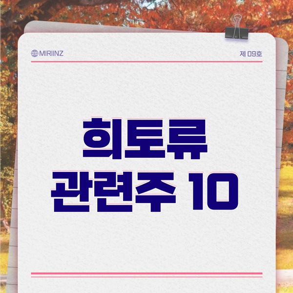 희토류 관련주