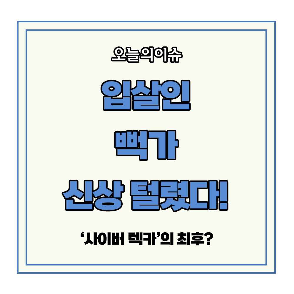 뻑가 신상 입살인 사이버 렉카 과즙세연