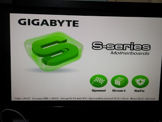 부팅 시 뜨는 메인보드 제조사 화면