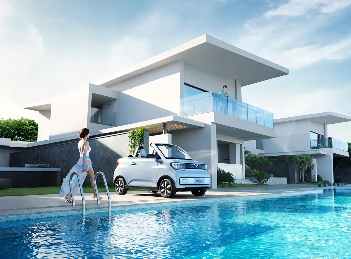 우링 홍광 미니 EV 컨버터블