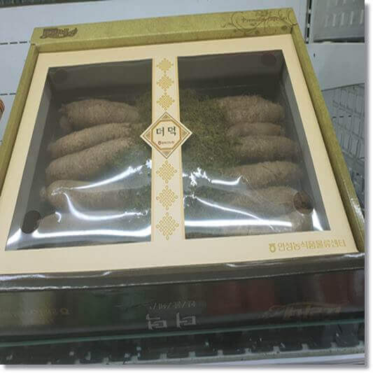 명품 더덕 상품