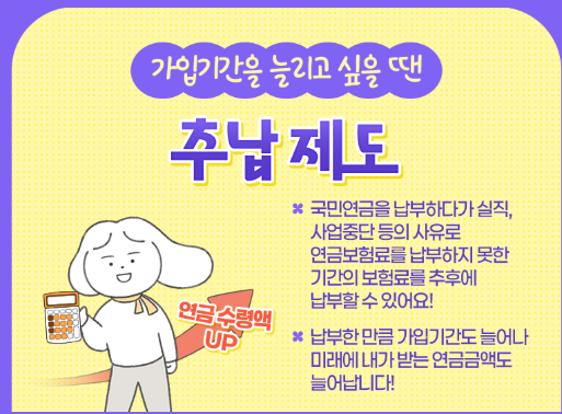 국민연금 추납제도