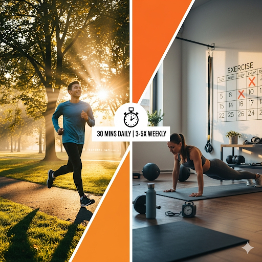 규칙적인 운동과 건강 수명