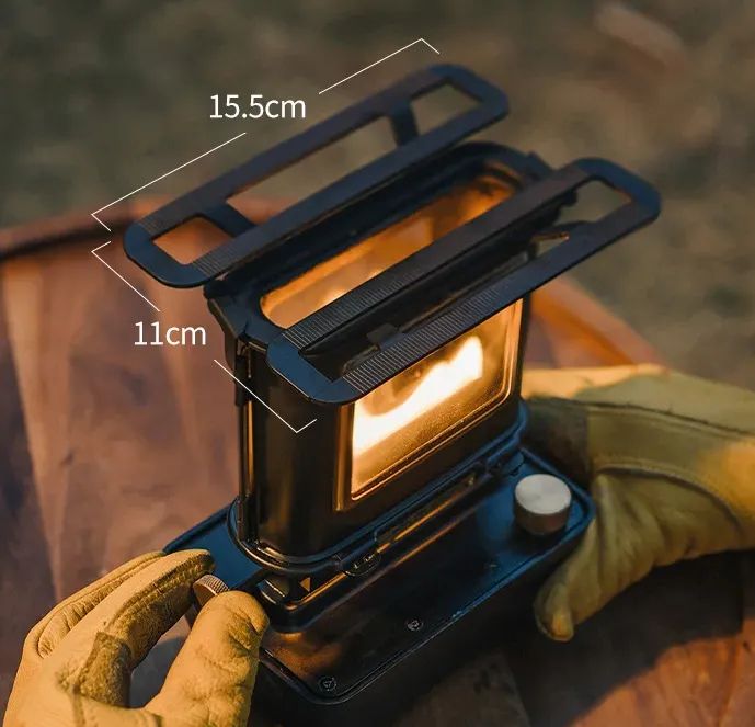 캠핑용 오일 램프 스토브-사이즈