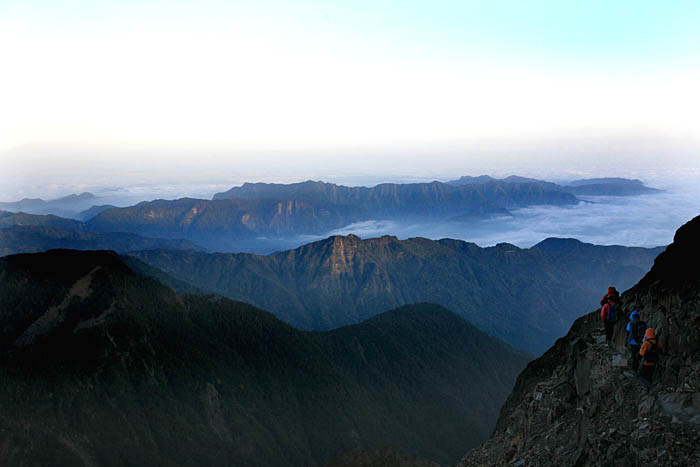 대만 옥산 운해