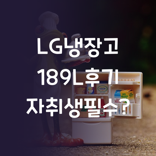 LG 2도어 냉장고 189L 실사용 ..