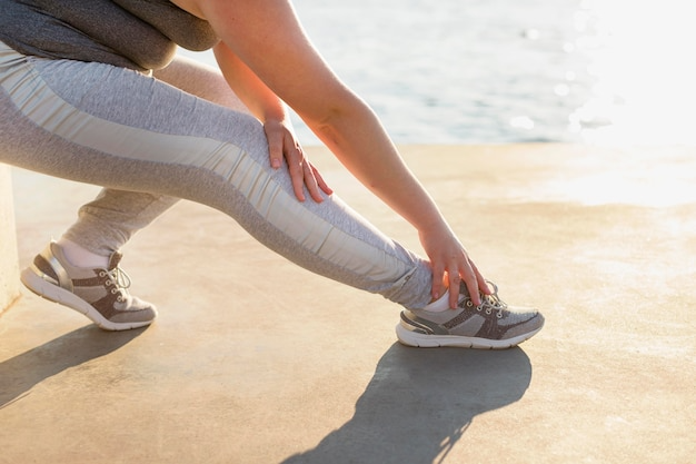 발목 접질렀을 때