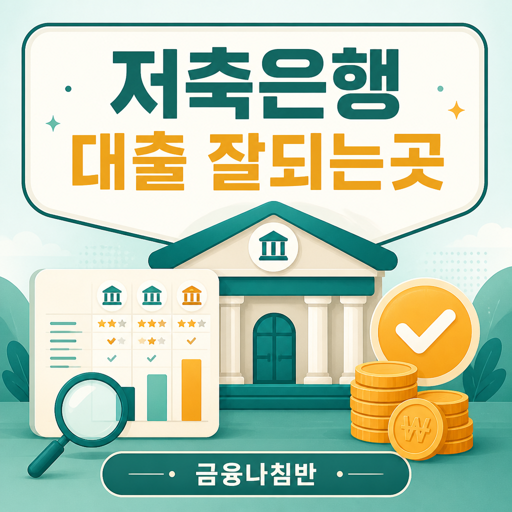 저축은행 대출 잘되는곳