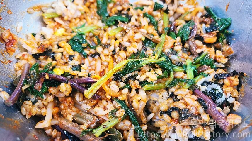 진복식당-보리밥정식-비빔밥