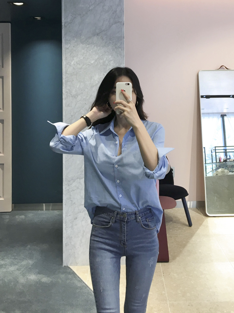 리틀마켓 소장각 린넨 셔츠 NE03A9