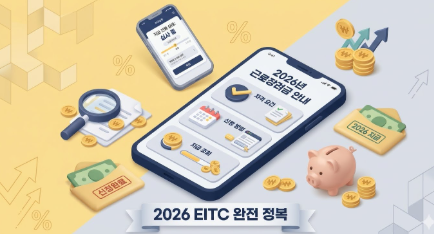 2026 근로장려금 신청자격 요건 및 지급일 조회 방법 안내
