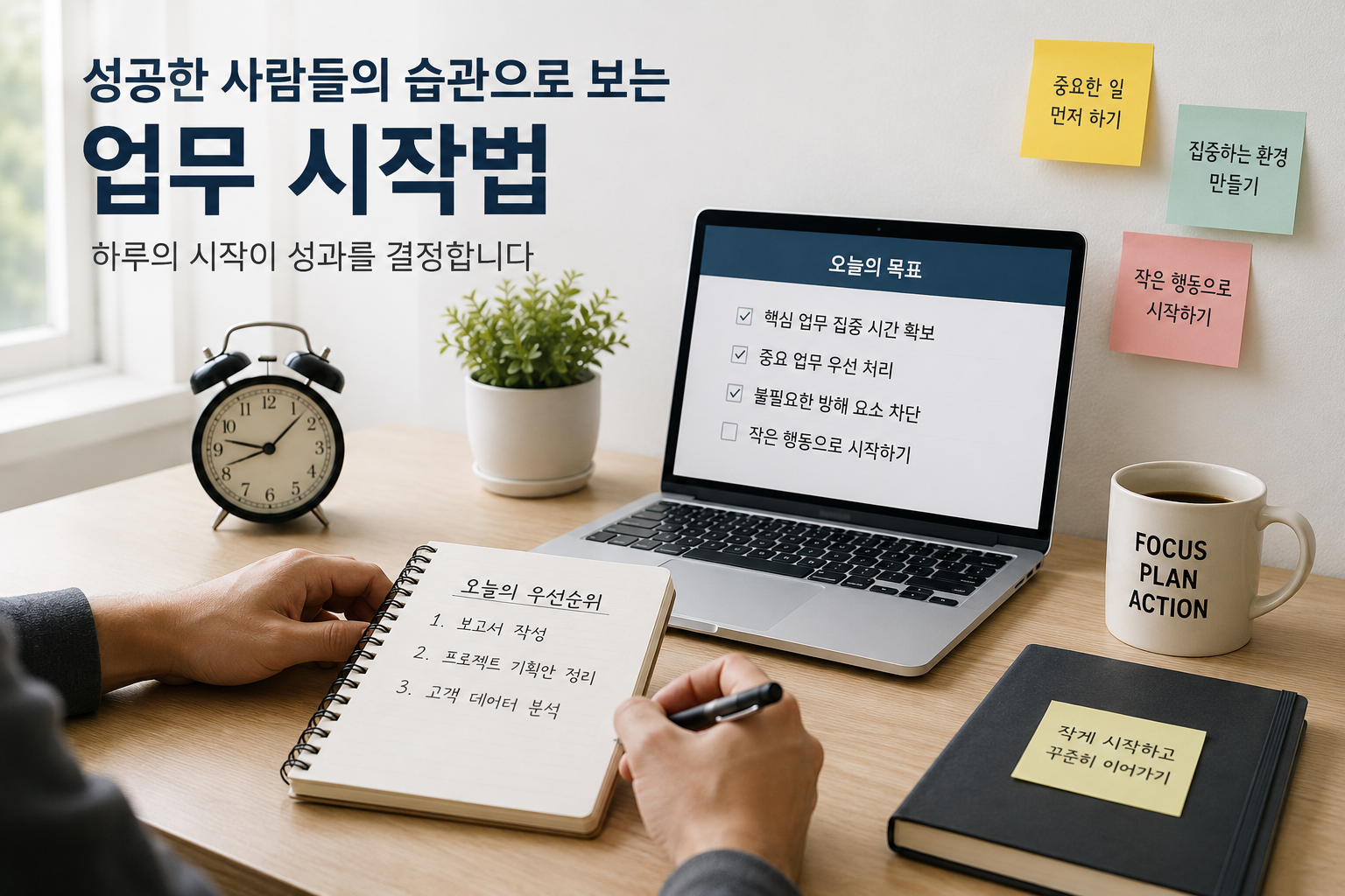성공한 사람들의 습관으로 보는 업무 시작법