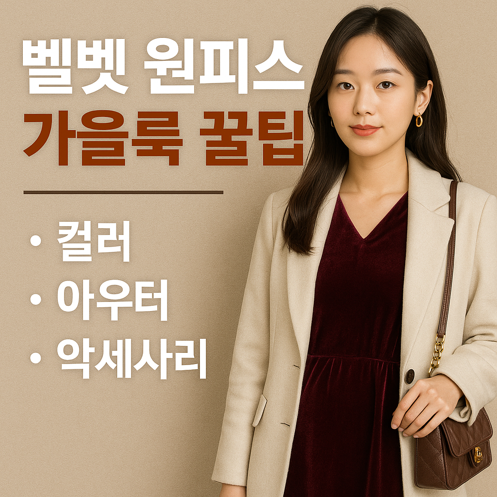 벨벳 원피스