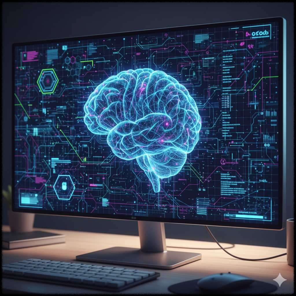 ChatGPT 5.1 업데이트를 연상시키는 뉴럴 네트워크 모습