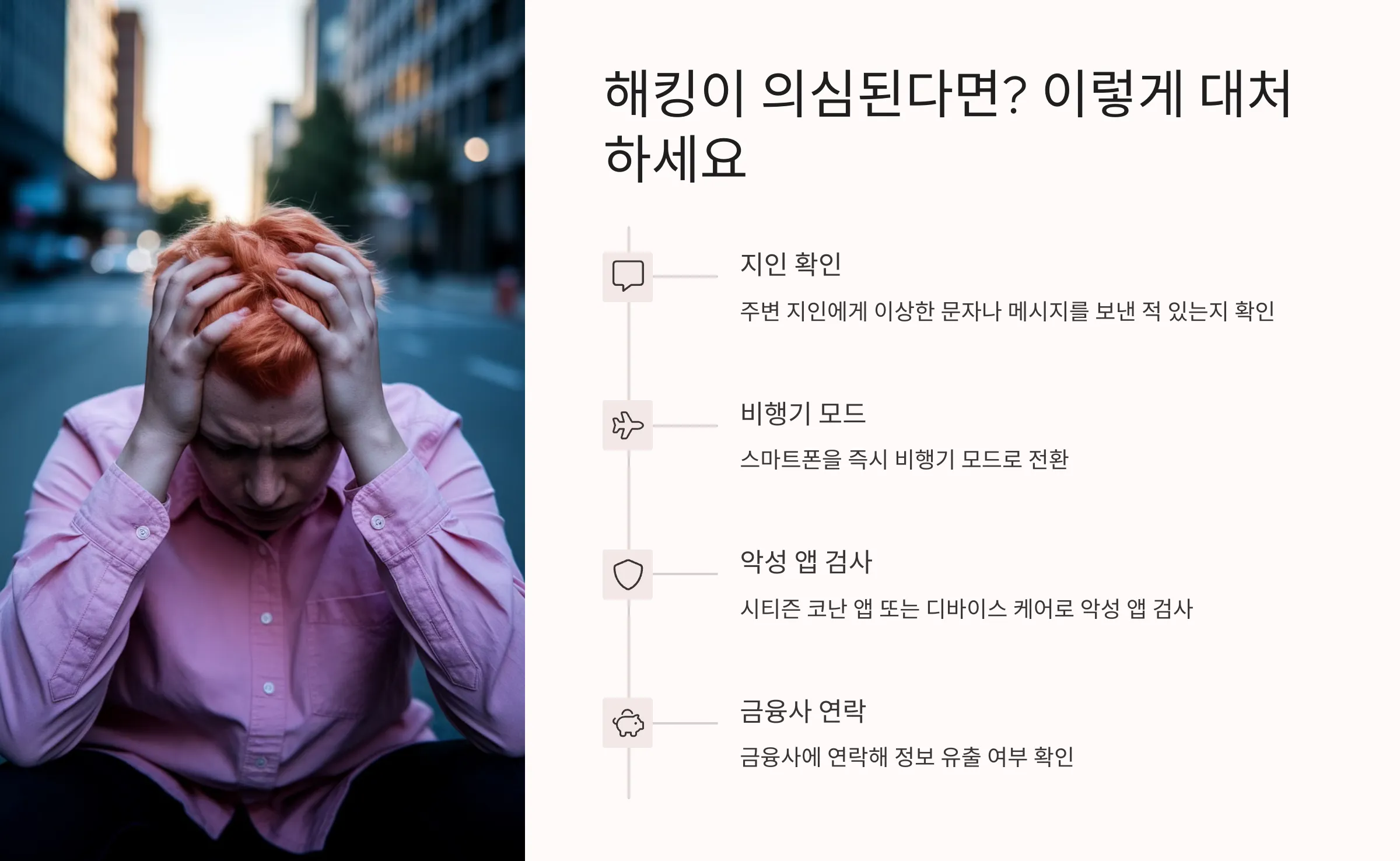 해킹이 의심된다면? 이렇게 대처하세요