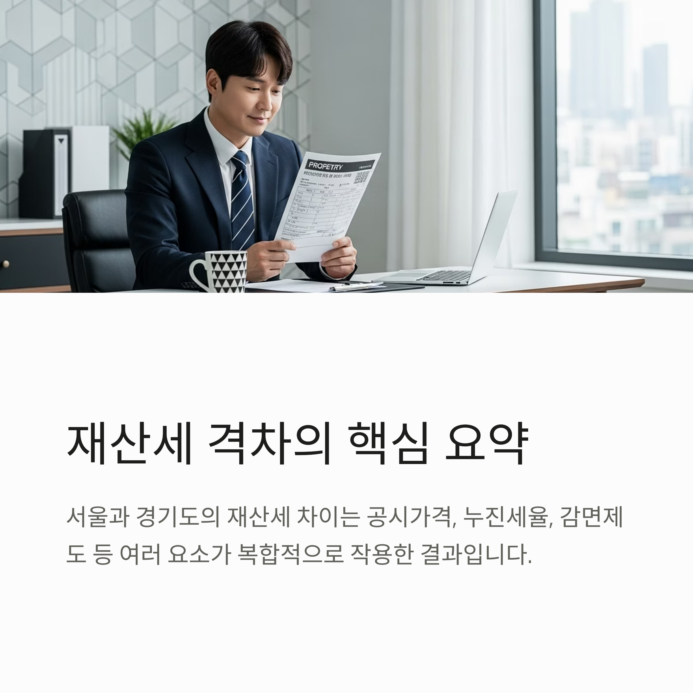 재산세 격차의 핵심 요약