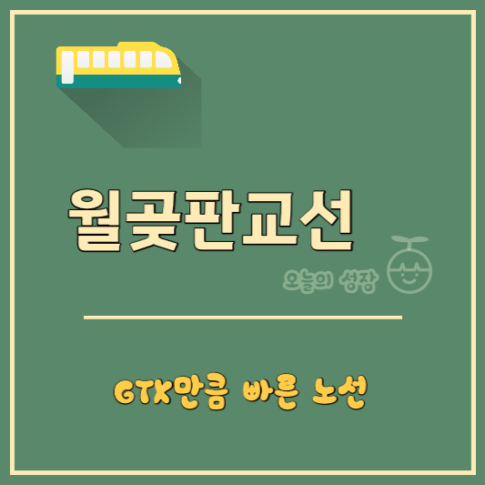 GTX만큼 속도가 빠른 월판선 계획 (로고)