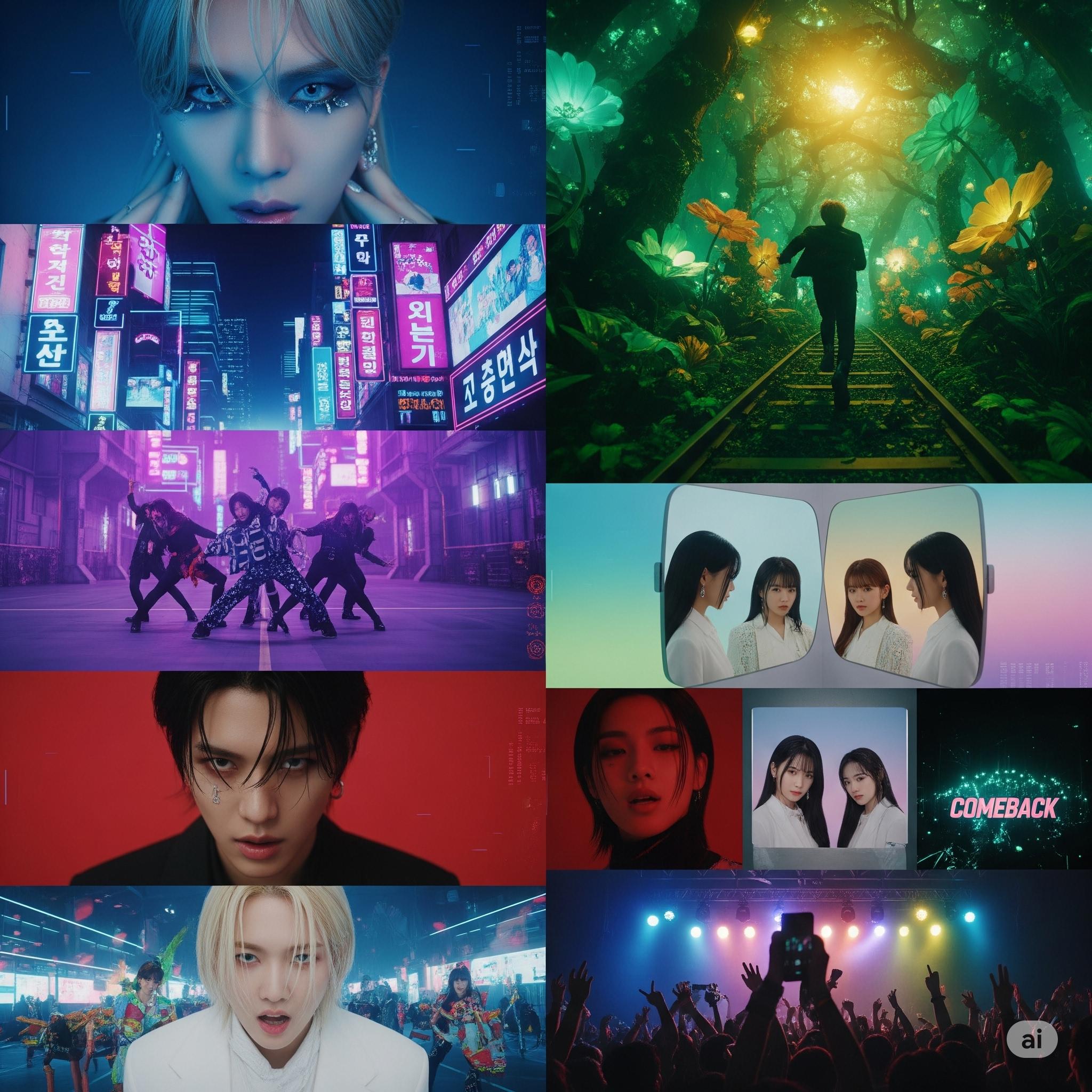 K-pop MV 연출 트렌드 (색감, 카메라, 구성)