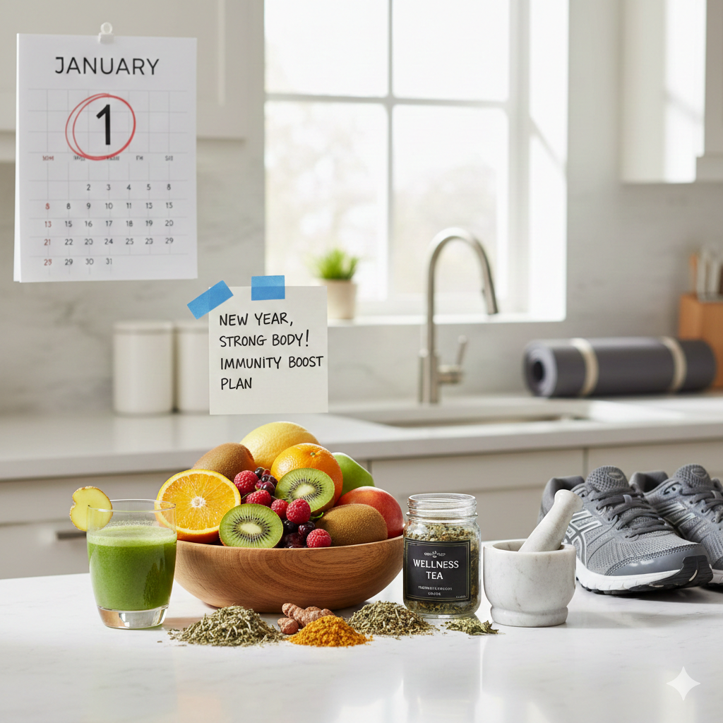 새해 면역력 강화 방법: 건강한 몸 만들기