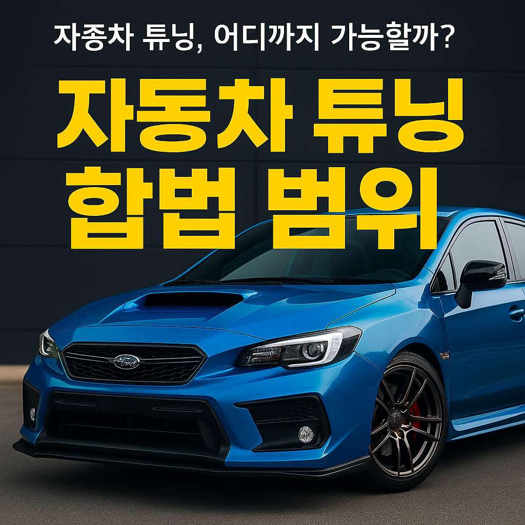 튜닝한 자동차