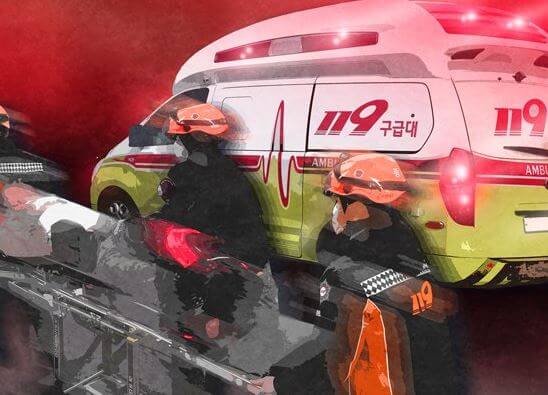 오정세 승합차 경운기 추돌사고 사상자