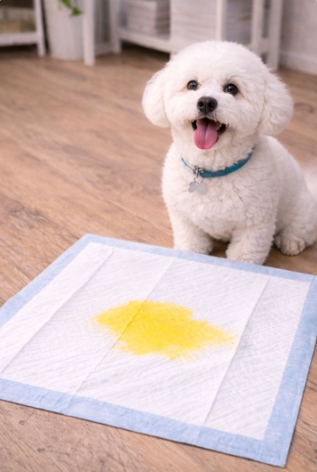 강아지 소변 색으로 본 건강 관련 사진