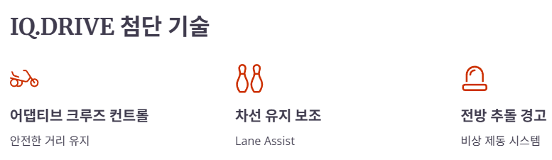 지능형 운전자 보조 시스템 IQ.DRIVE