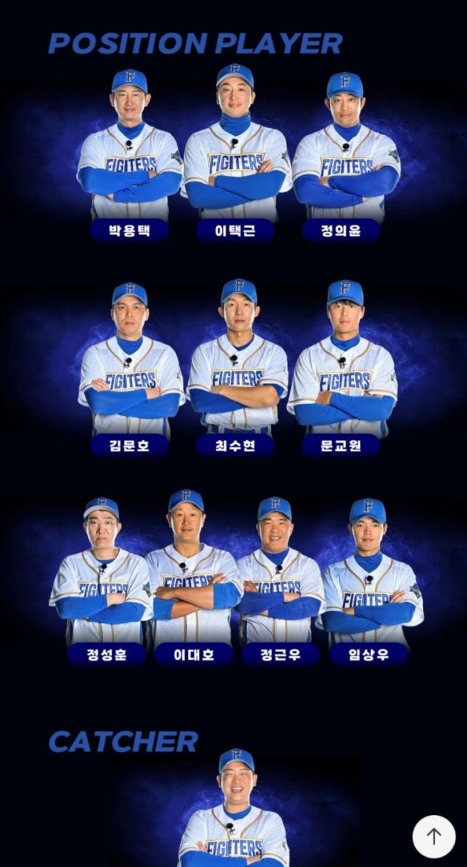 불꽃야구 야수진