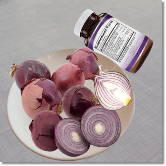 퀘르세틴 효능 및 많은 음식 적양파와 보충제