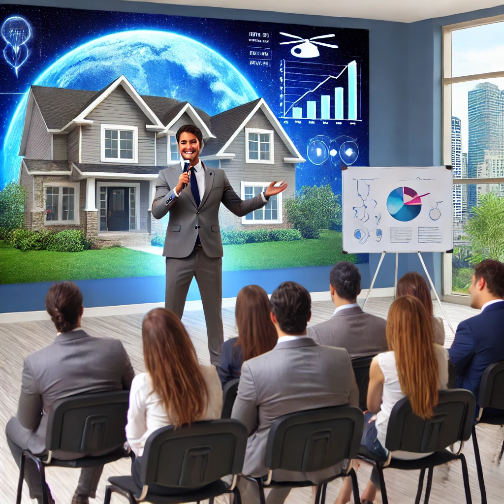 부동산 투자 전략을 공유하는 연예인 세미나