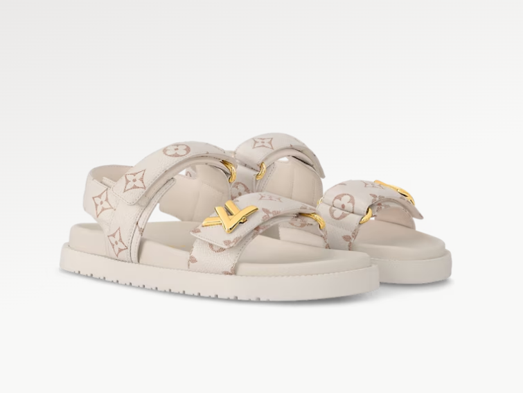 루이비통 LV 선셋 플랫 컴포트 샌들