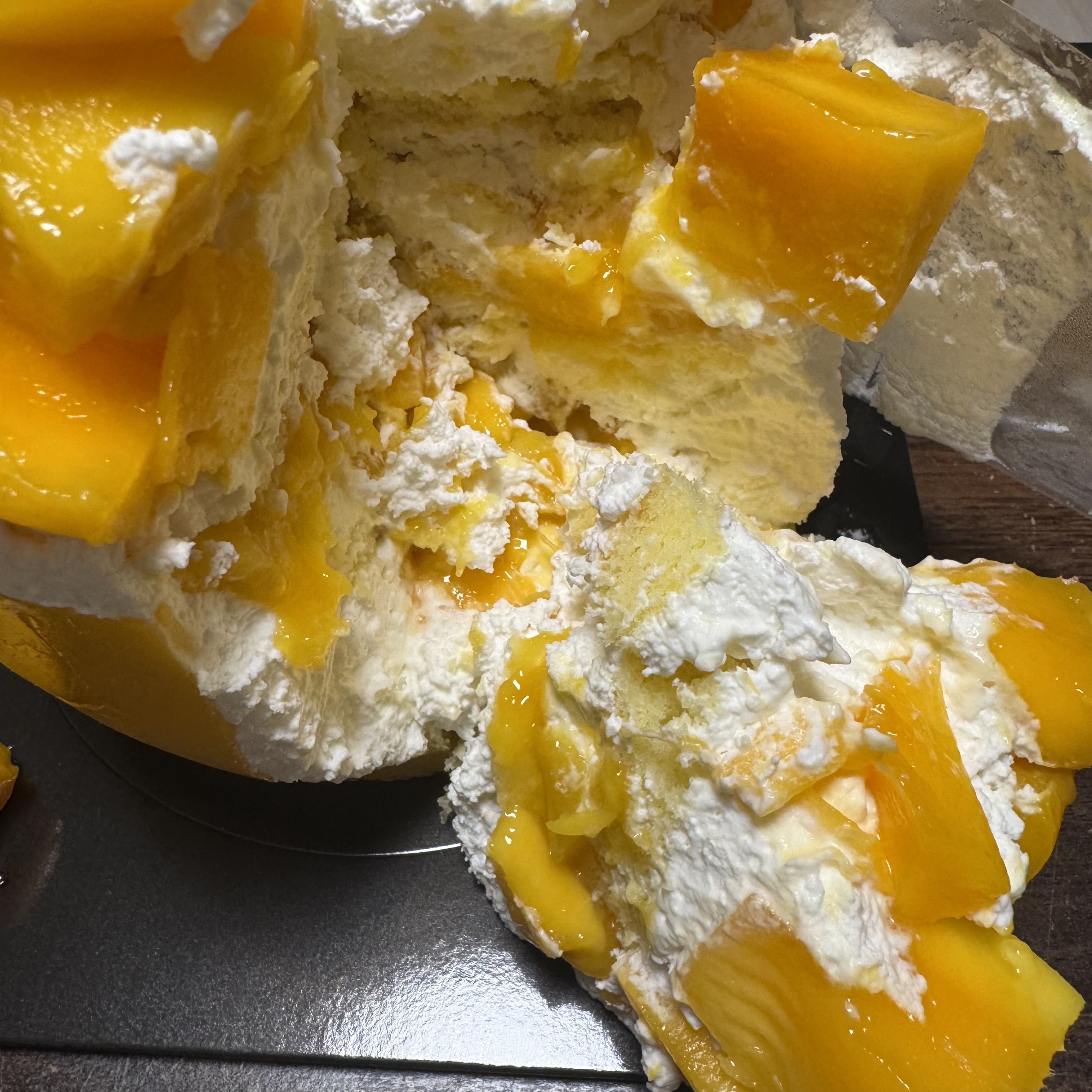 망고가득 망고시루 단면