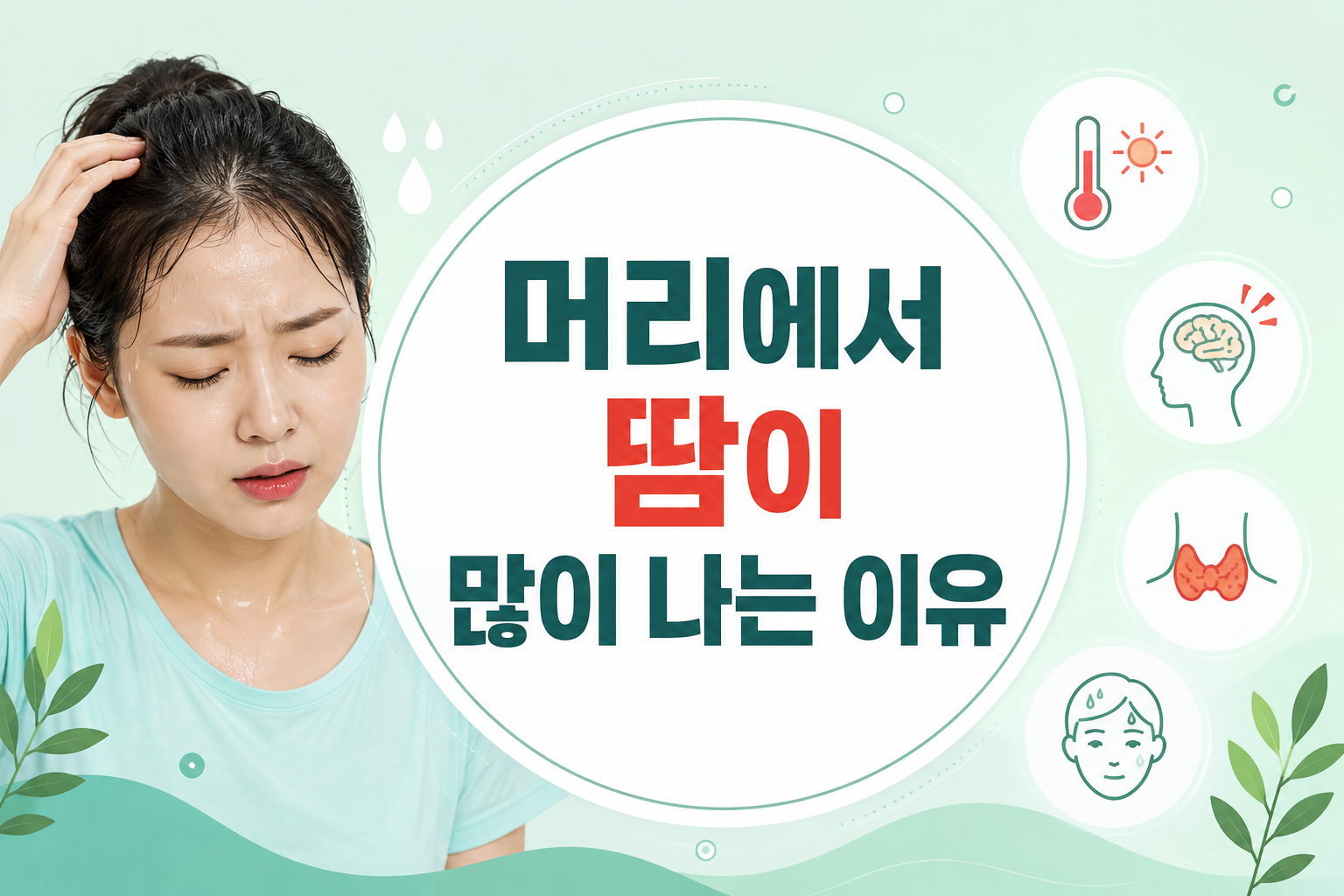 머리에서 땀이 많이 나는 이유