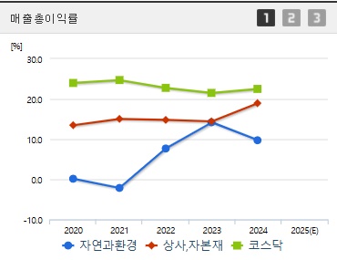 자연과환경 주가 매출총이익