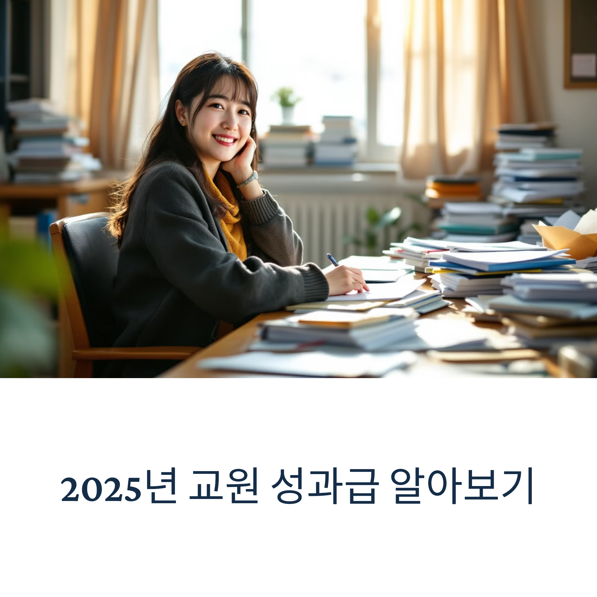 2025 교원 성과급 교사 공무원 성과급 총정리