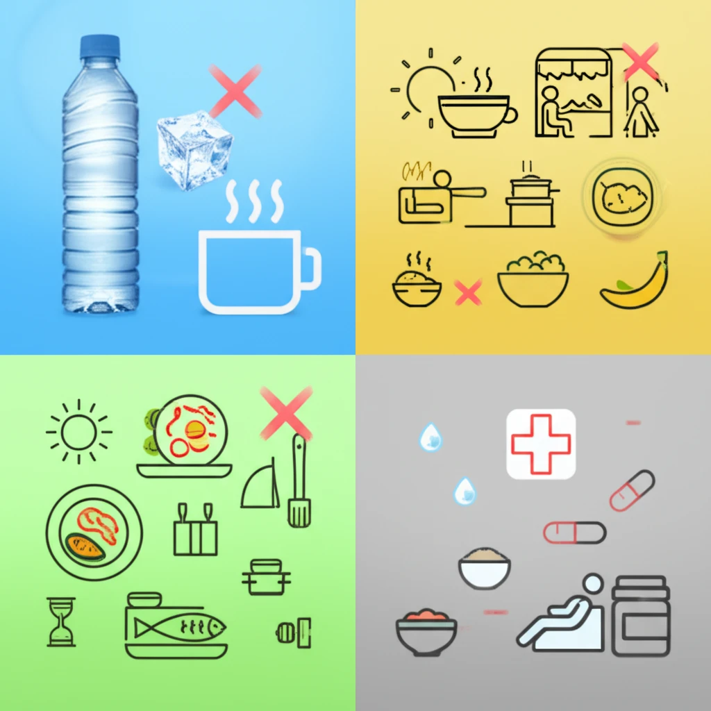 물갈이와 배탈 완벽 예방 해외여행 건..