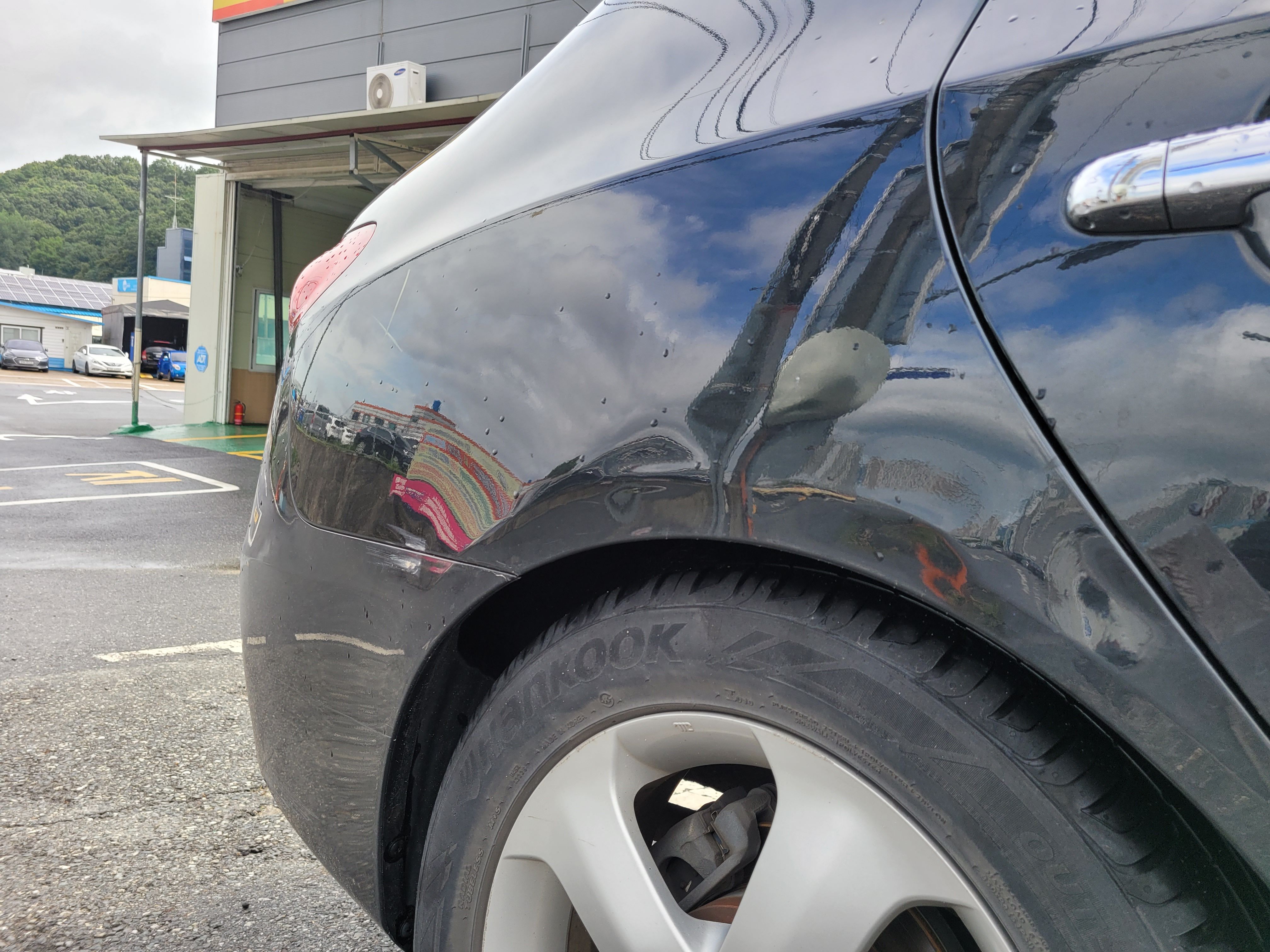 아반떼 도어, 휀다, 범퍼 판금도색비용