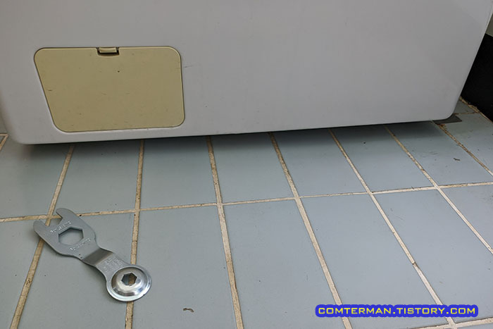 LG 세탁기 수평 조정