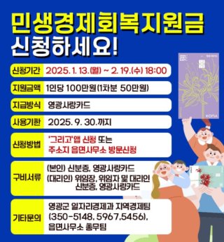 민생지원금 25만원