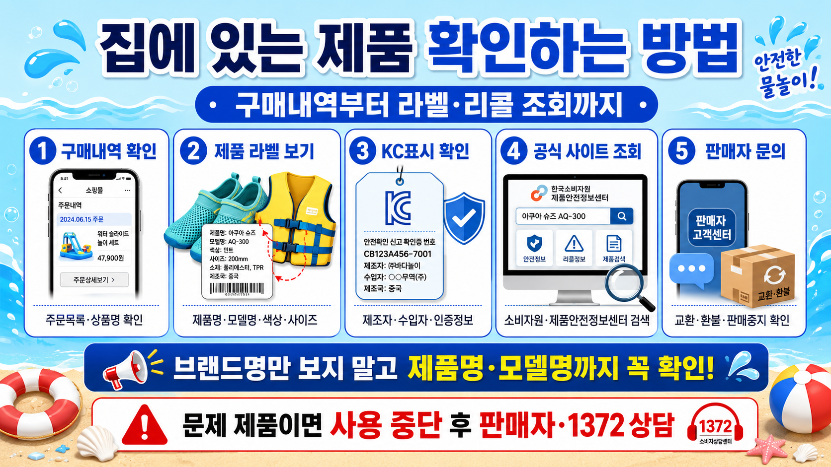 집에 있는 제품을 확인하는 방법
