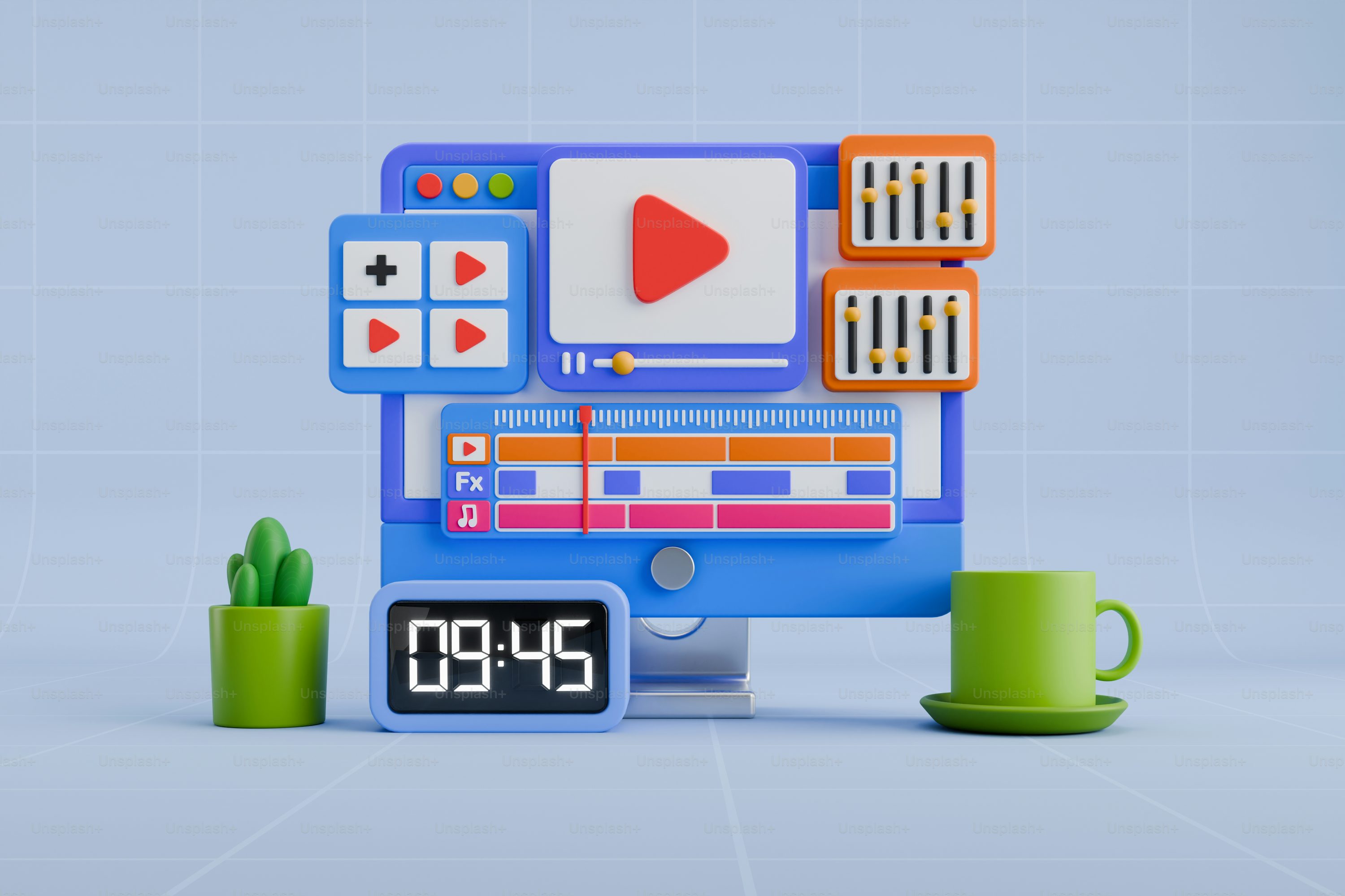 영화 편집 소프트웨어 관련 이미지