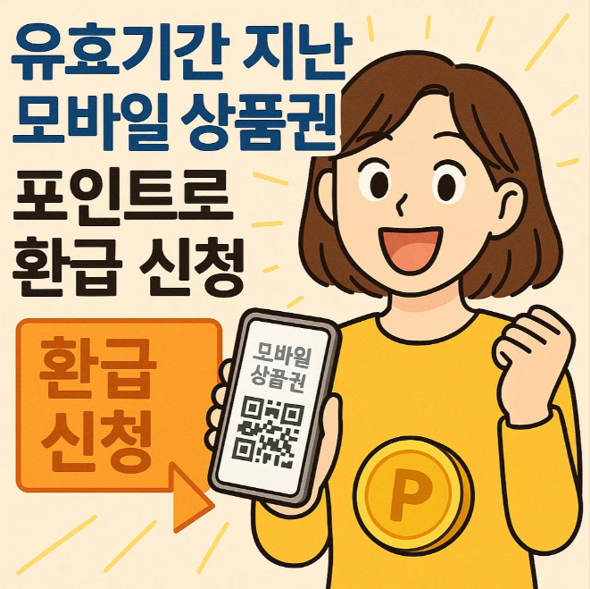 유효기간 지난 모바일 상품권 포인트로 환급 신청