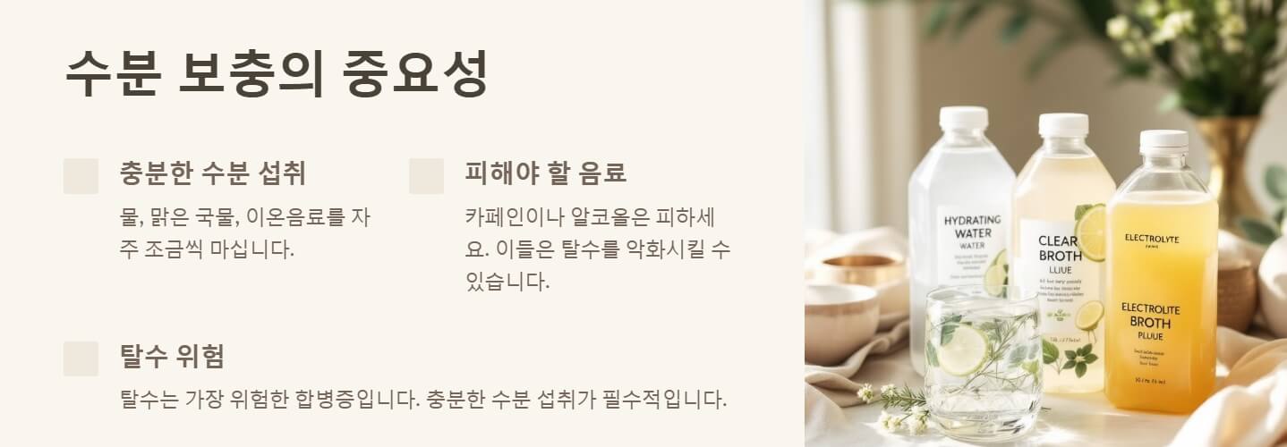 설사가 계속될때 대처법