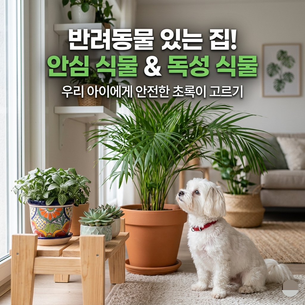 반려동물 있는 집에서 키워도 안전한 식물