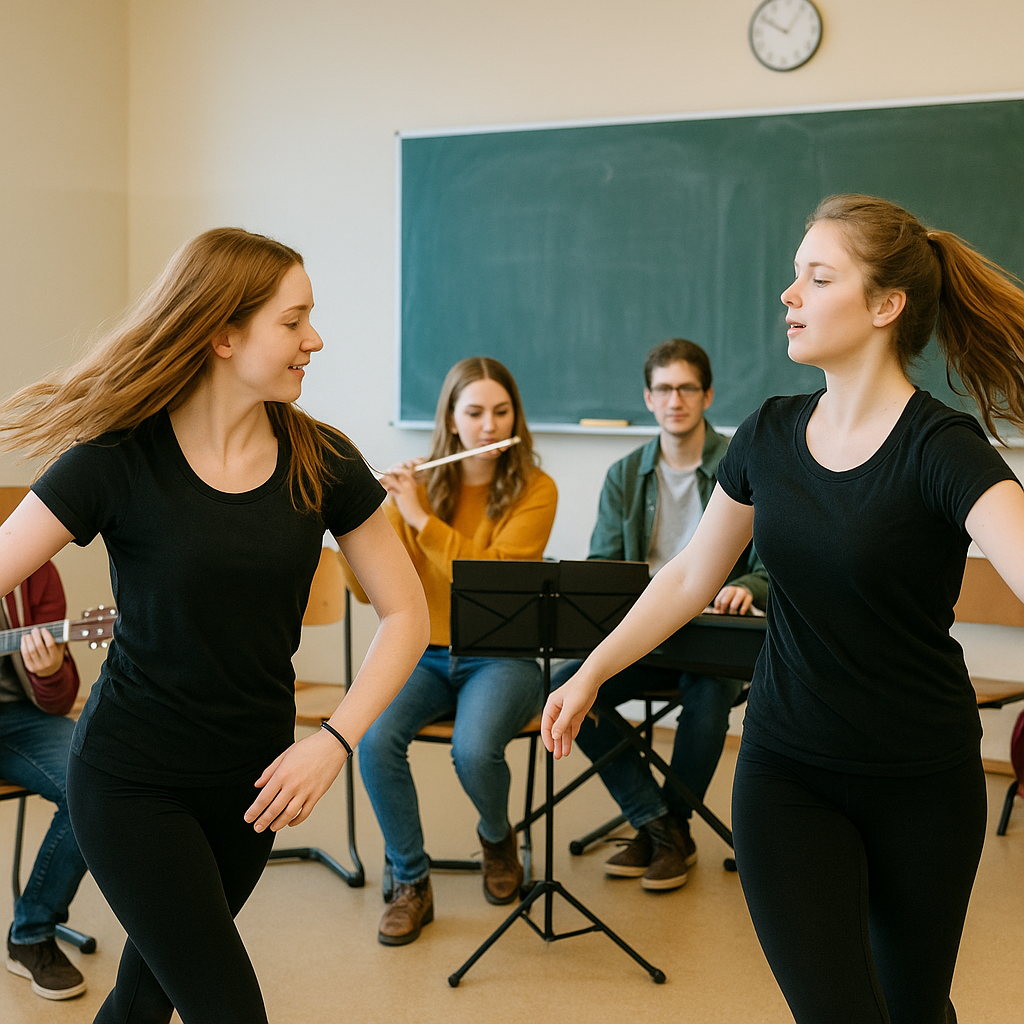 예고생을 위한 독일 음악대학 모습 사진
