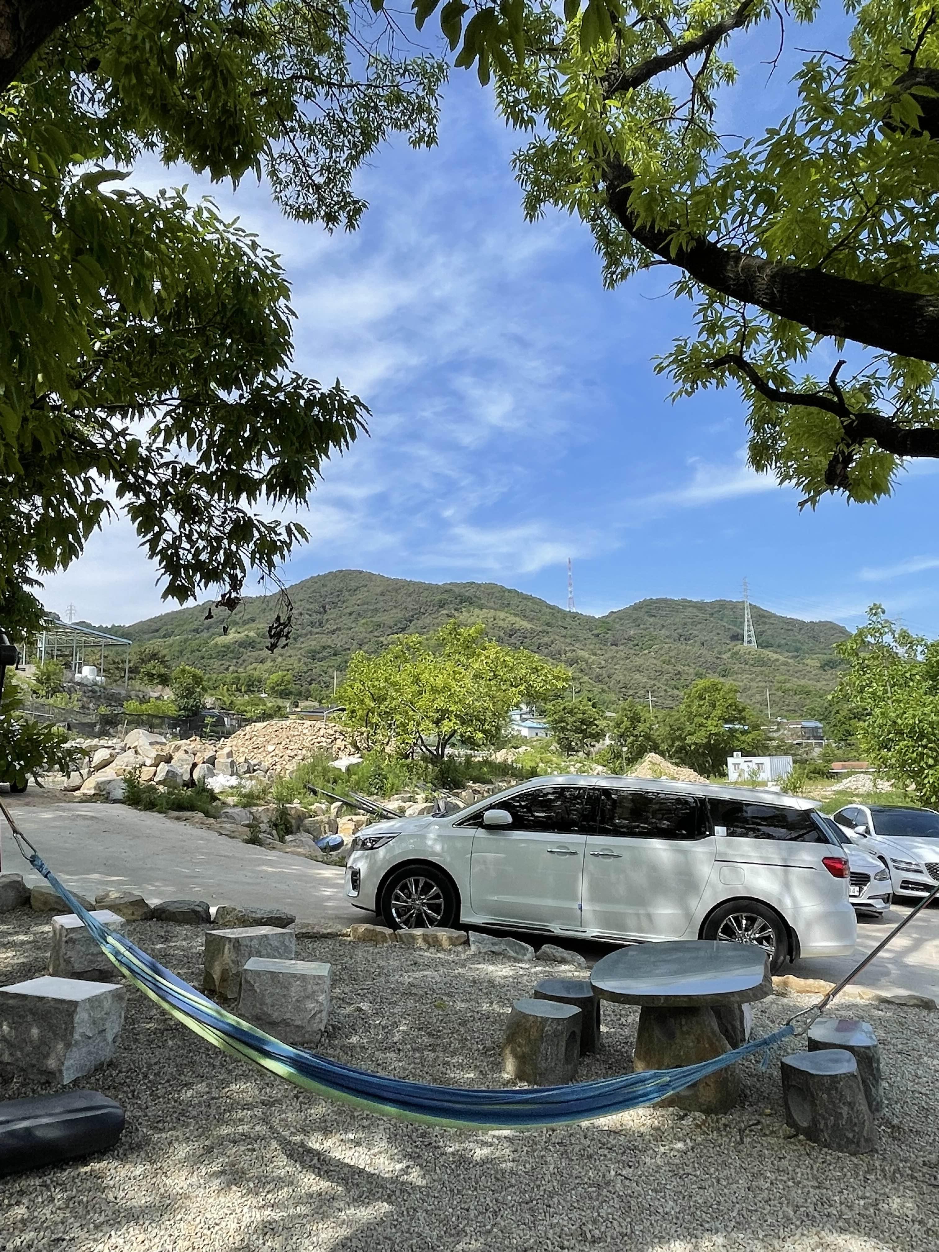 글램핑장 주차장 사진