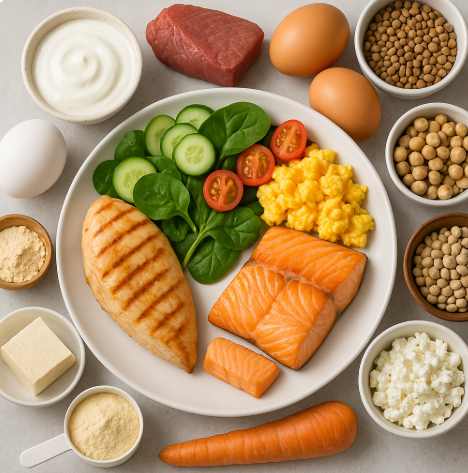 근육에 좋은 단백질 식품