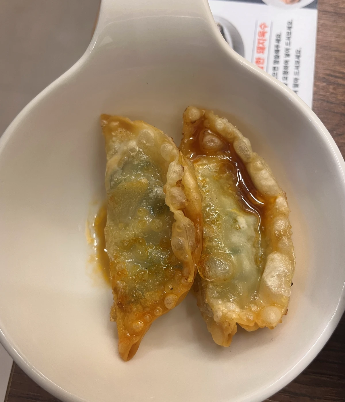 튀김만두-간장소스