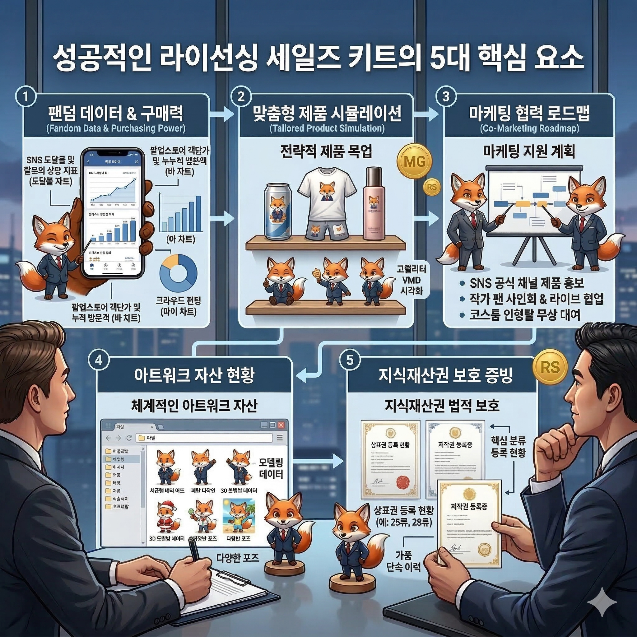 세일즈키트 5대 핵심 요소