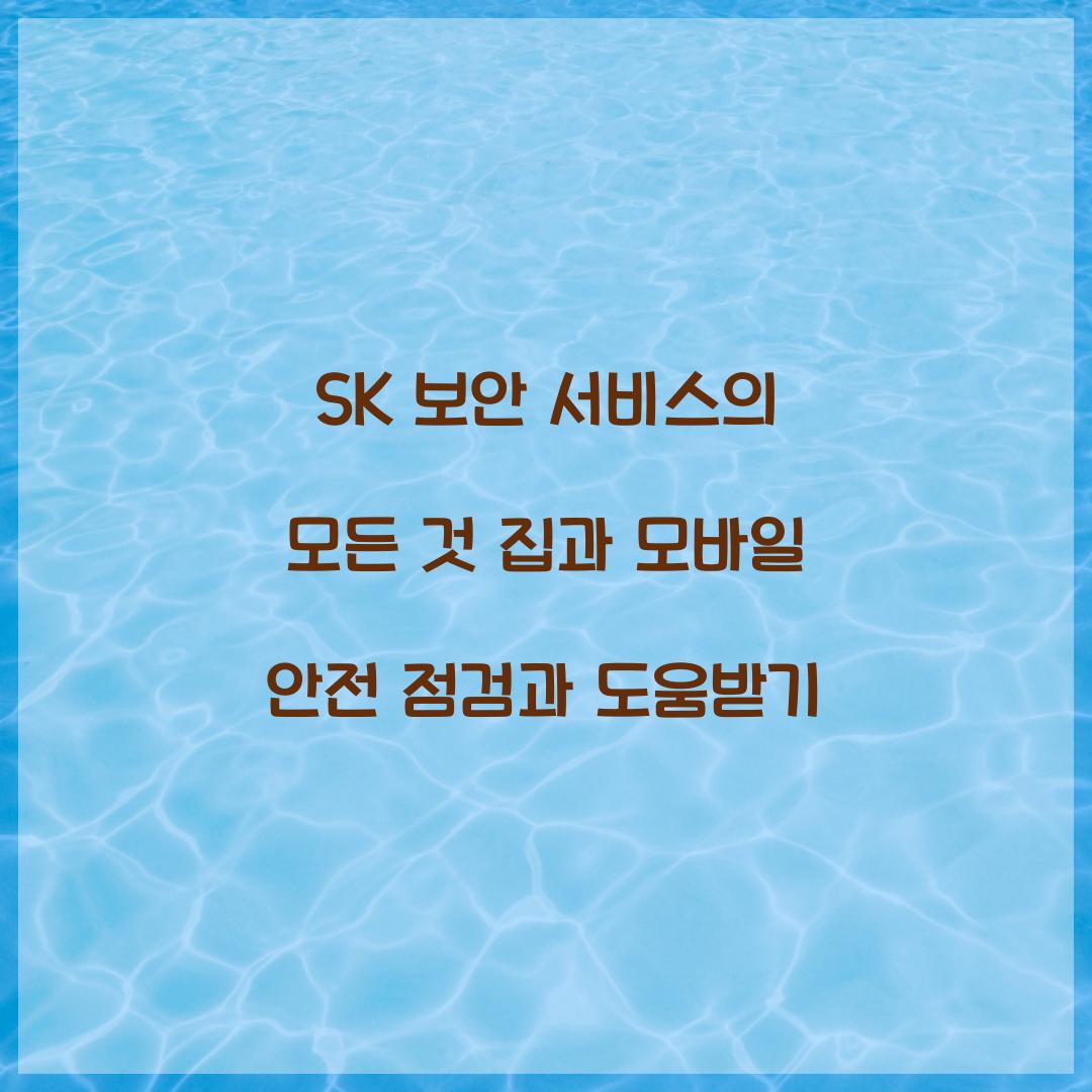 SK 보안 서비스